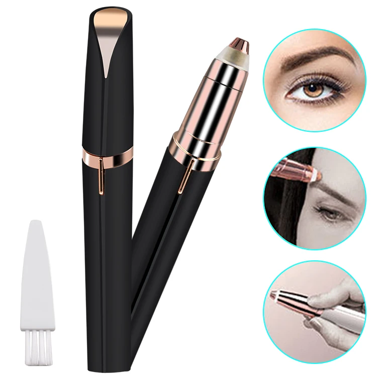 

Electric Eyebrow Hair Trimmer Women Painless Portable Precision Brows Hair Remover Lipstick Shape Hair Razor USB Recharge dfdf