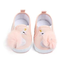 Детская обувь для девочек ясельного возраста первые ходоки для новорожденных Весна мягкая подошва Нескользящая хлопковая обувь кроссовки Y13