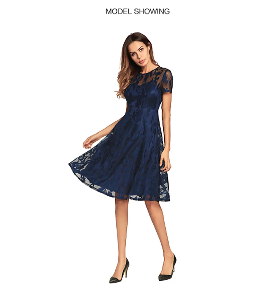 Flying ROC vestido casual mujer sexy Vestido de manga corta verano otoño femenino encaje diseño vestidos|Vestidos| - AliExpress