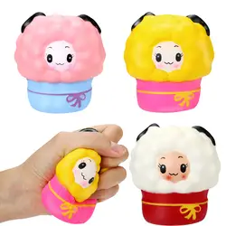 Сквош антистресс toyskuishi животное принцесса овца ароматизированные медленно расправляющиеся мягкие игрушки сжимаемые игрушки снятие