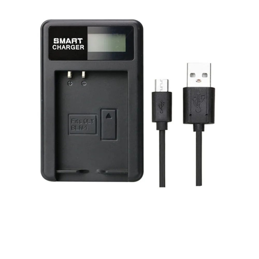 

BLN-1 BLN1 LCD Single Rechargeable Battery Charger for Olympus E-M5 OM-D E-M1 E-P5 Camera