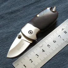 57HRC Карманный нож ручной открытый портативный складной нож универсальный нож палисандр ручка мини нож EDC инструмент