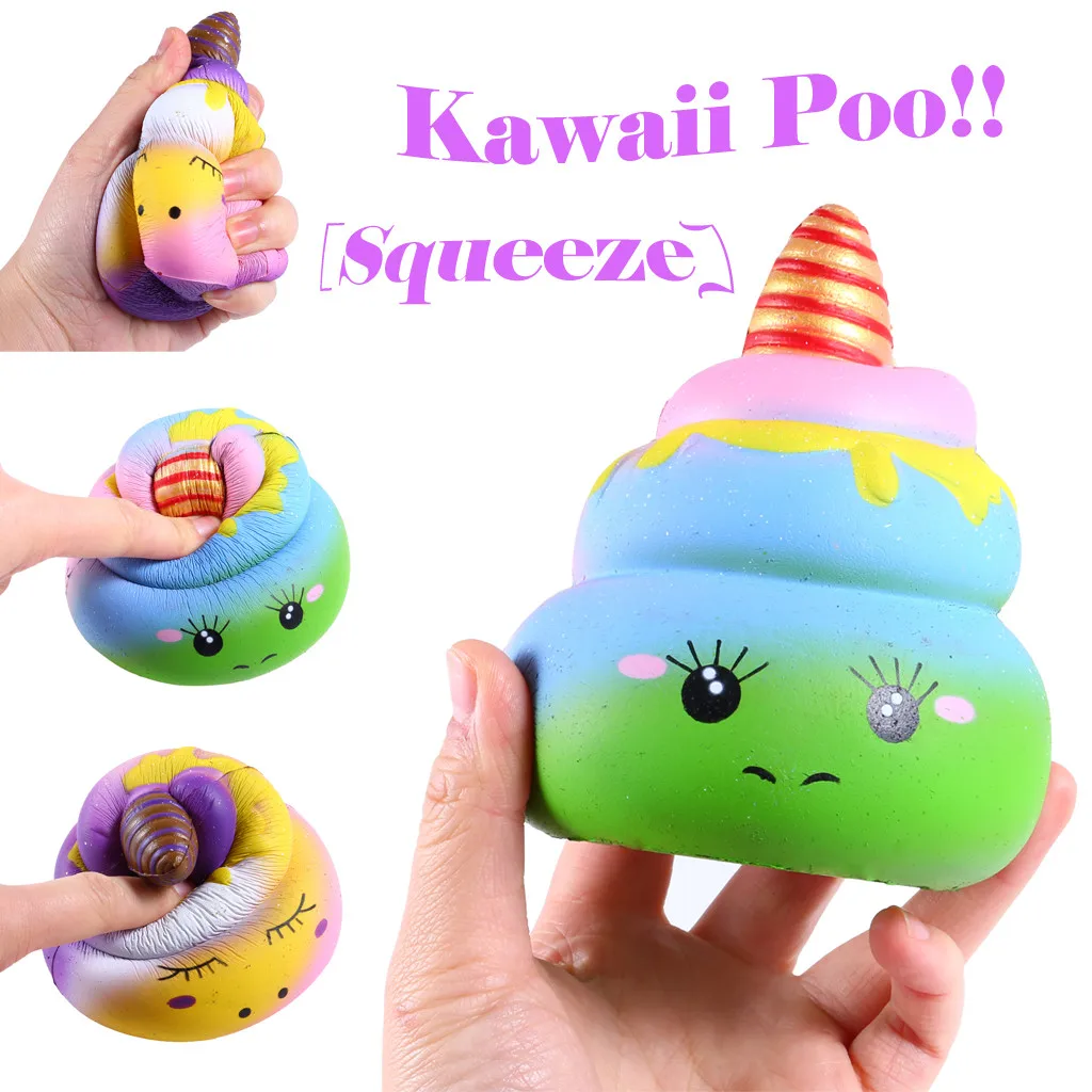 Рождество снятие стресса Squishies игрушки Squishies мягкий Kawaii Poo замедлить рост Ароматические облегчить стресс игрушка MJ1208