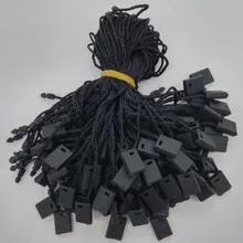 Free Shipping 500 Pieces/Lot Garment Hang Tag String 18cm Seal Cord For Price Black