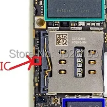 30 шт./лот, для iPhone 5 5G меню power Hold Key домашняя интегральная микросхема управления кнопкой U3 6 pin IC Chip, HK post