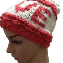 BomHCS зимняя утепленная шапка женская для отдыха с надписью LOVE вязаная шапка бини уличная Лыжная вязаная шапка