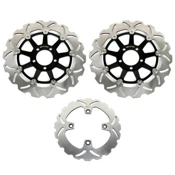 

BIKINGBOY Front Rear Brake Disks Discs Rotors for KAWASAKI ZZR 400 04 05 ZXR 400 89 90 ZR 550 ZEPHYR 93-99 ZZR 600 E 93 94 95 96