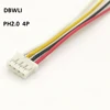 10 pcs Mini Micro femelle PH 2.0 2.0mm 2-Pin 2PIN/3/4/5/ 6 p Pin Connecteur plug avec 80mm 100mm 150mm 200mm 24AWG Fils Câbles ► Photo 3/3