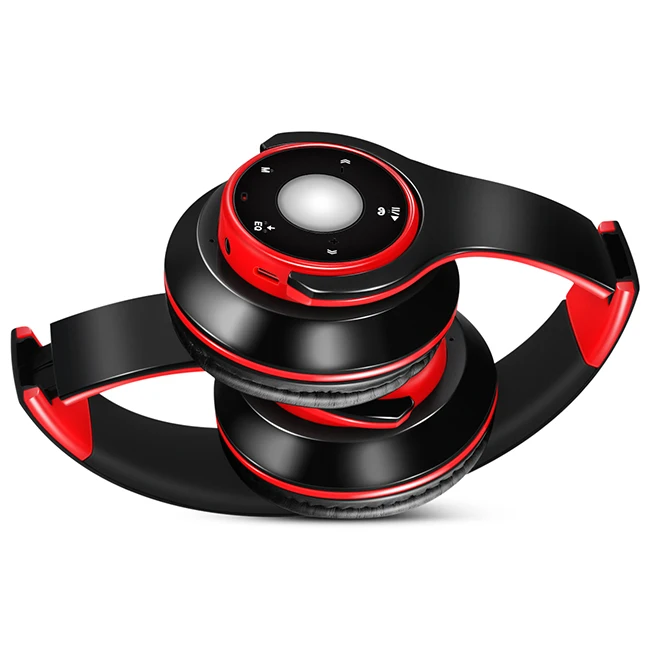 AYVVPII лучшие наушники беспроводные стерео Bluetooth наушники Встроенный микрофон мягкие наушники Спортивная гарнитура бас для ios и Android - Цвет: Red