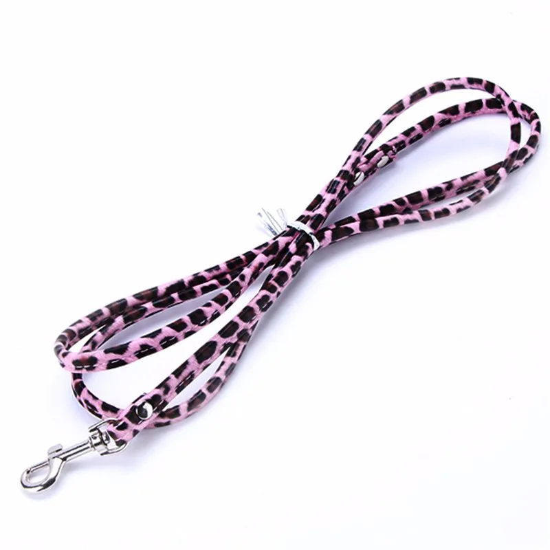 Adjustable Dog Collar Custom Nylon Puppy Cat Dog Tag Collar Leash Pet Smooth PU Leather Leashes For Medium Large Dogs