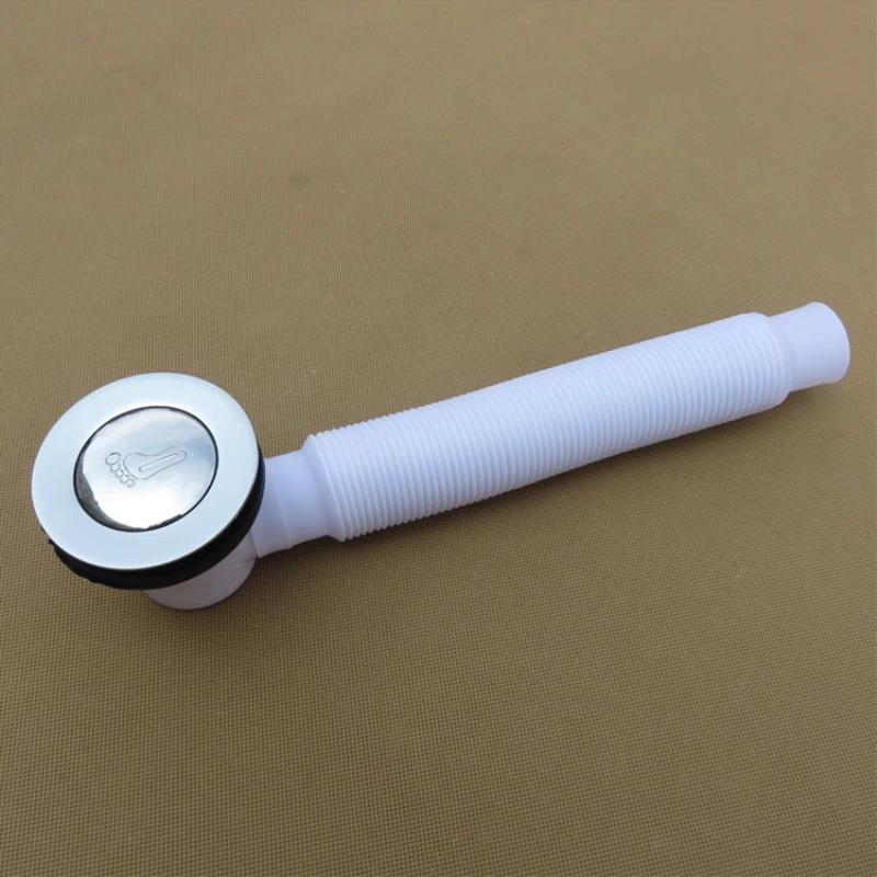 

1SetBathroom Bathtub Pop Up Drain Shower Room Basin Sink Waste Drain Bath Filter Waste Finished Drainer