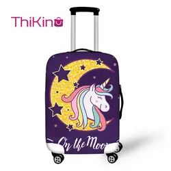 Тикин Единорог дорожный багажный чехол для девочек мультфильм школьный багажник чемодан защитный чехол дорожная сумка Защитная куртка
