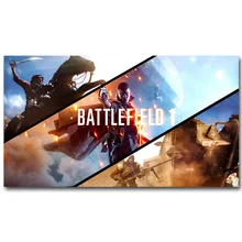 Battlefield BF 1 4 Art Silk Fabric Poster Print 13x24 20x36inch Hot Game Soldier Pictures for