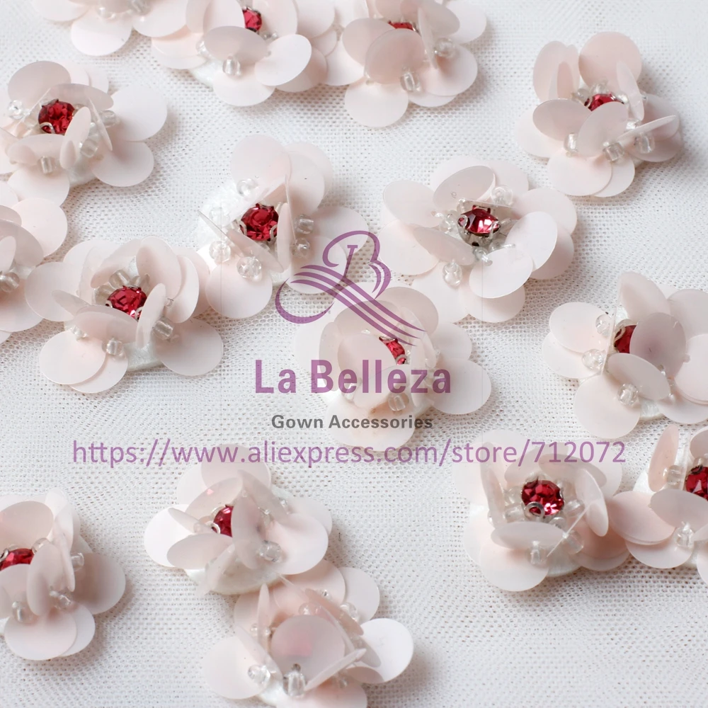 La Belleza/объемные цветы 5 цветов стразы диаметр 2 см 20 шт./лот|rhinestone 3d|flowers 3dflower flower |