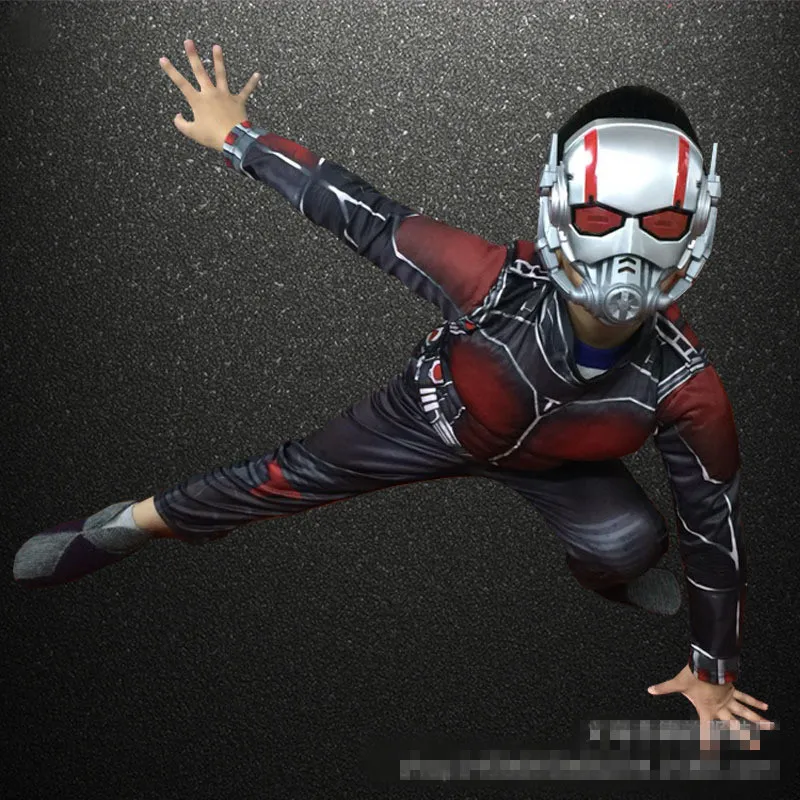 

2016 new Child Boy Muscle Batman Ant Man Comic Superhero Movie Character Cosplay Fancy Dress Halloween Carnival Party Costumes
