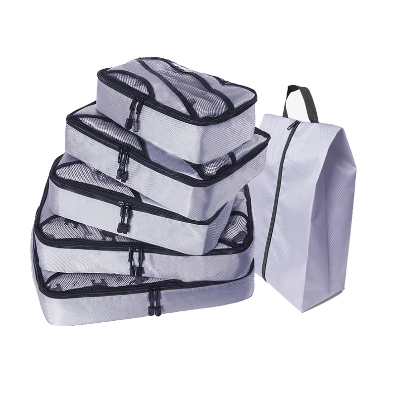 

Compression Packing Cube Travel Luggage Organizer/ Waterproof/Double Zip/Nylon/Men's/Female Travel Bag Organizer/Hand Luggage