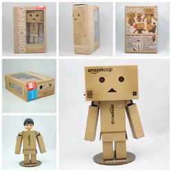 Аниме Revoltech Danboard рисунок Danboard Danbo Кукла мини ограниченной сообщение Стиль ПВХ фигурку игрушки с светодиодный свет 13 см рождественский