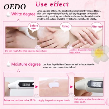 OEDO Hand Cream Rose Peptides Snow Lotus Set Antifreeze Moisturizing Hydra Repair cream Anti Wrinkle