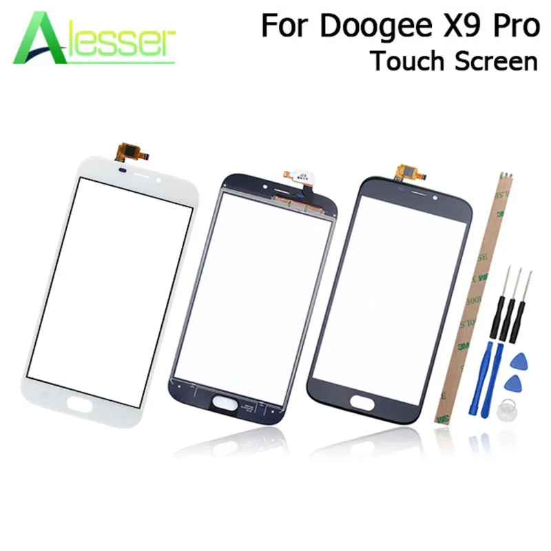 

Alesser For Doogee X9 Pro Touch Screen Touch Panel Glass Screen Accessories Digitizer Replacement Part With Tools And Adhesive