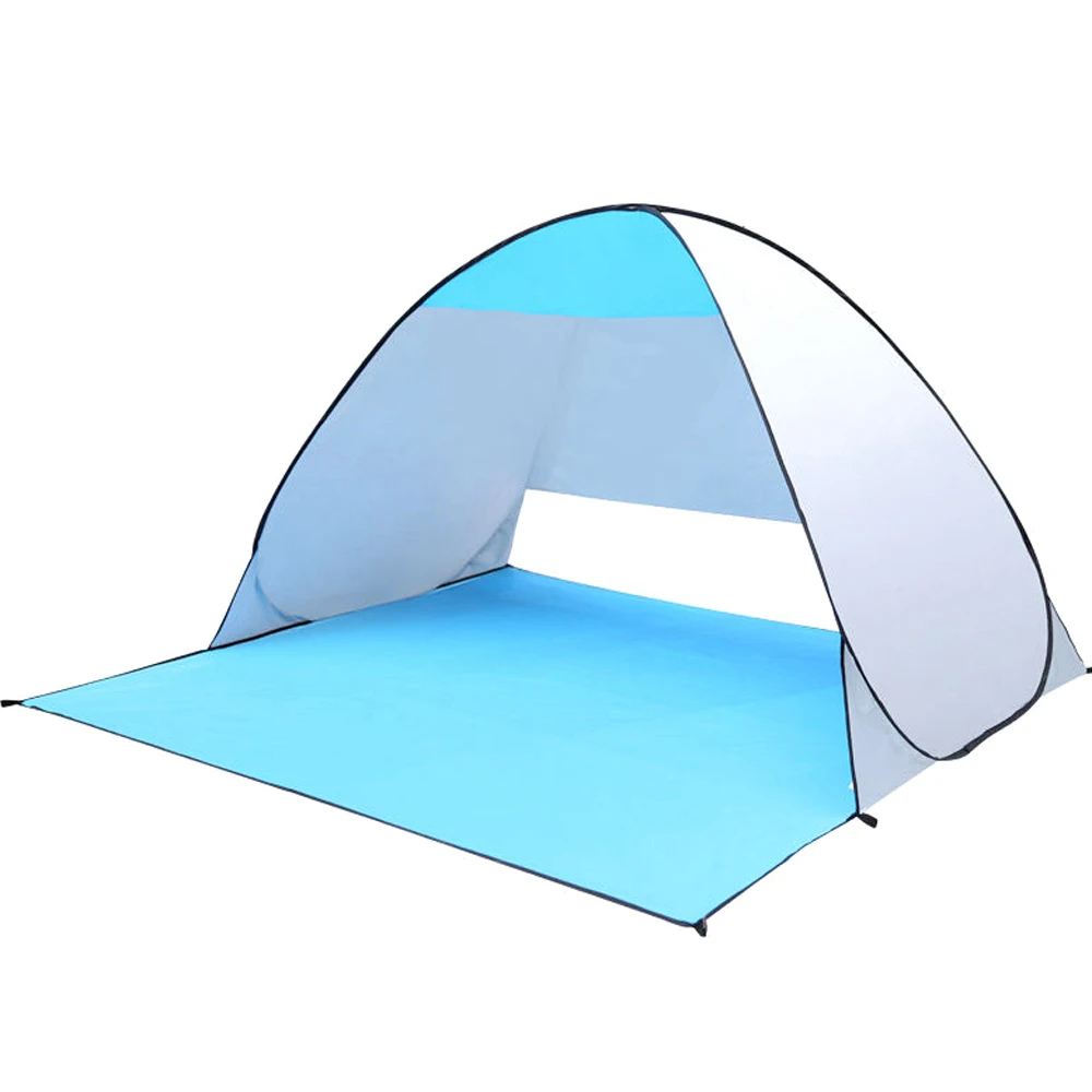 KEUMER الأشعة فوق البنفسجية حماية خيمة للشاطئ التخييم Automic افتتاح الشمس المأوى الشاطئ مظلة الصيد الخيام للماء 190 طن البوليستر