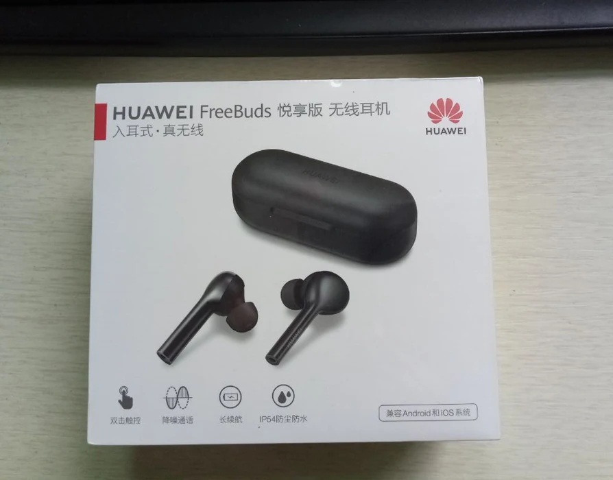 Оригинальные HUAWEI FreeBuds Наслаждайтесь беспроводными Bluetooth наушниками с микрофоном, музыкой, Спортивная модная сенсорная гарнитура, Handfree Dynamic+ Balance