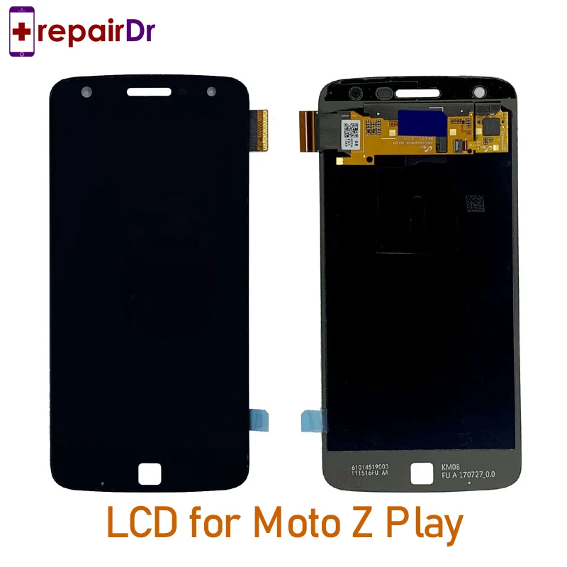 

100% Tested LCD Display For Motorola Moto Z Play XT1635 Touch Screen Digitizer 5.5 inch 1920*1080 For Moto Z Play Lcd Assembly