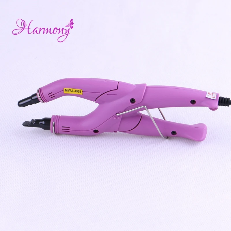 Pink color POP LOOF Hair Extension Iron for Fusion Keratin Hair Extensions Funsion connector for Bonding Hair Extensions Pink color POP LOOF Hair Extension Iron for Fusion Keratin Hair Extensions Funsion connector for Bonding Hair Extensions