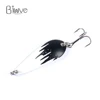 BIWVO 5.5g 4cm spoon jig lure metal squid winter fishing hard lure tinsel ice sea jigging lure shad surface small fishes ► Photo 3/6