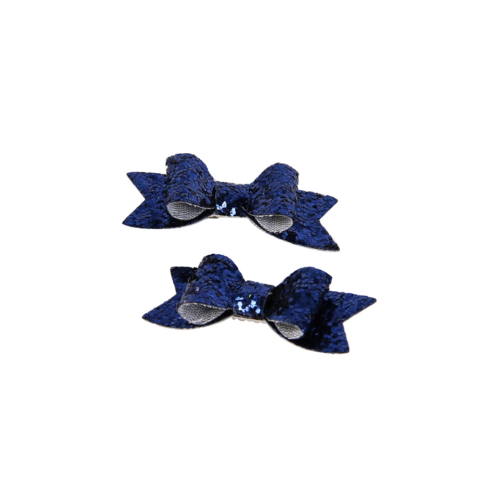 55x20mm 1 шт. милые повязки для волос с блестками бант для девочек Дети ручной работы бутик красочные блестящие банты DIY аксессуары для волос, 1Yc5837 - Цвет: 55x20mm