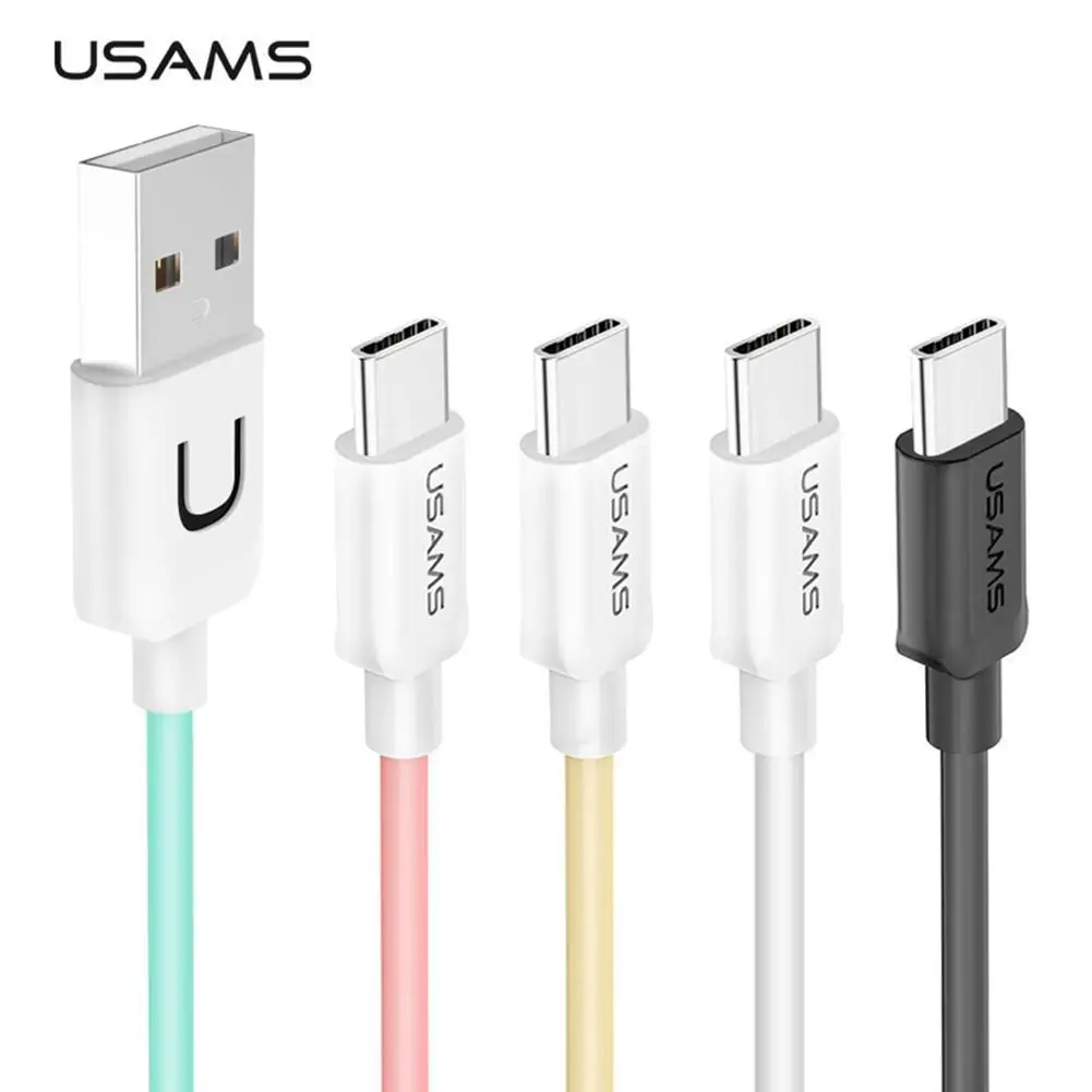 

USAMS US-SJ099 Fast Charging 2A Data Transfer PC Laptop Type-C USB Cable