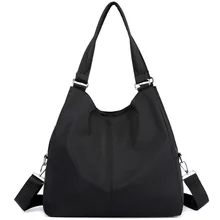 Дамская сумка Повседневная Большая сумка на плечо нейлоновая сумка для мамы сумка для покупок водонепроницаемая