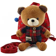 Лидер продаж, детские школьные сумки с милым мультяшным медведем, Детские рюкзаки для маленьких девочек и мальчиков, школьные сумки для детей, анти-потеря