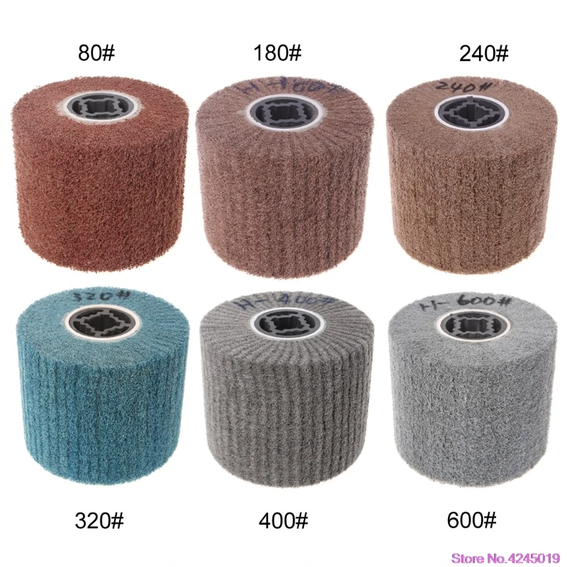 

New Deburring Abrasive Nylon Drawing Round Brush Polishing Grinding Buffing Wheel
