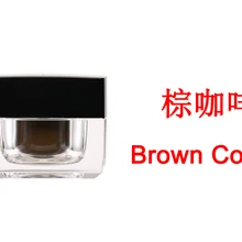 Коричневый кофе 2 шт./лот импортная паста постоянный макияж ручной микроблейдинг бровей пигментные краски для тату 20 г
