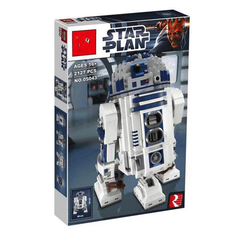 

THE 05043 2127pcs Genuine Star wars The R2 D2 Robot Set Out of print Building Blocks Bricks Toys 10225 wars