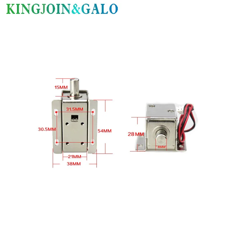12V DC mini electric metal small bolt lock magnetic for drawer locker cabinet