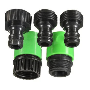 

5pcs Hose Pipe Adapter Water Quick Connector Tube Tap Nozzle Nipple Spraying Ntifreeze And Anti-break