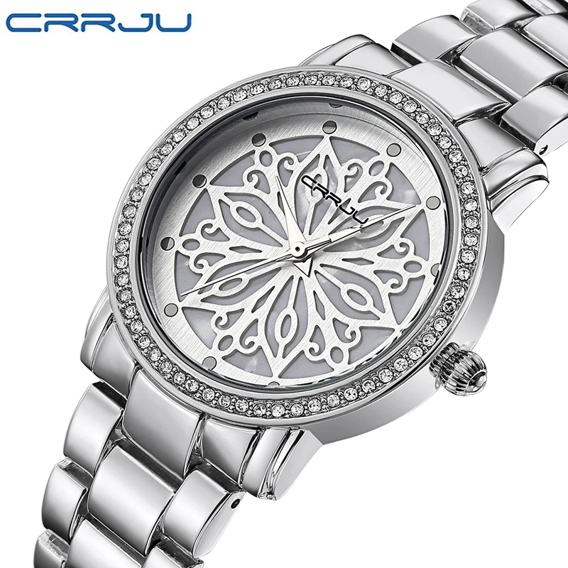 Кварцевые женские часы CRRJU 2016|watch locket|watch lcdwatch bluetooth |