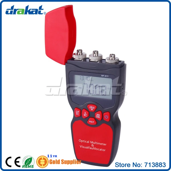 

3 in 1 Fiber Optical Multimeter Power Meter Light Source Visual Fault Locator NF-911