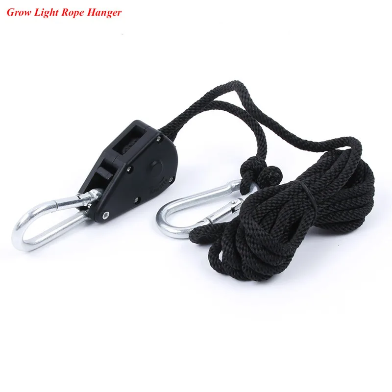 

1/8 Inches Rope Ratchet 2 pieces 1 pack Reflector Grow Light Hangers Light Lifters