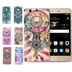 MLCRIYG мягкий чехол для телефона для Huawei P9 Lite/P8 Lite/P10 Lite TPU красочные серьги Henna Mandala с цветочным рисунком силиконовый чехол для мобильного