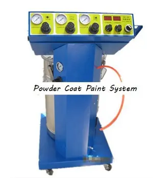 

New Dual digital display 100kv professional powder coat paint system with tank