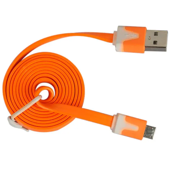 200 шт. 1 м 2 м Micro USB плоский кабель зарядного устройства для Samsung Galaxy S6 S4 S3 для iphone зарядное устройство аксессуары Связки