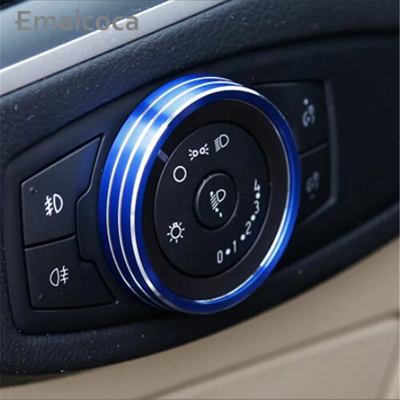 Emaicoca автостайлинг ручка переключатель фар чехол для Ford Everest Ranger escet Mustang Mondeo Focus 3 4