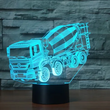 

3D LED Illusion Blender Car Model Night Light LED 7 Colors Flashing Table Lamp For Child Novelty Gifts Lights Room Decorations