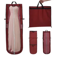 No tejido Bolsa De Ropa Nupcial de La Boda Gala de baile de Vestido de Ropa Bolsa de Almacenamiento de Botas de Boda Fácil de Llevar