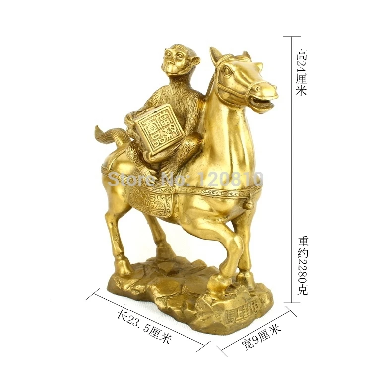 Bronze horse ornaments horse copper money Yamaha Madaochenggong feng