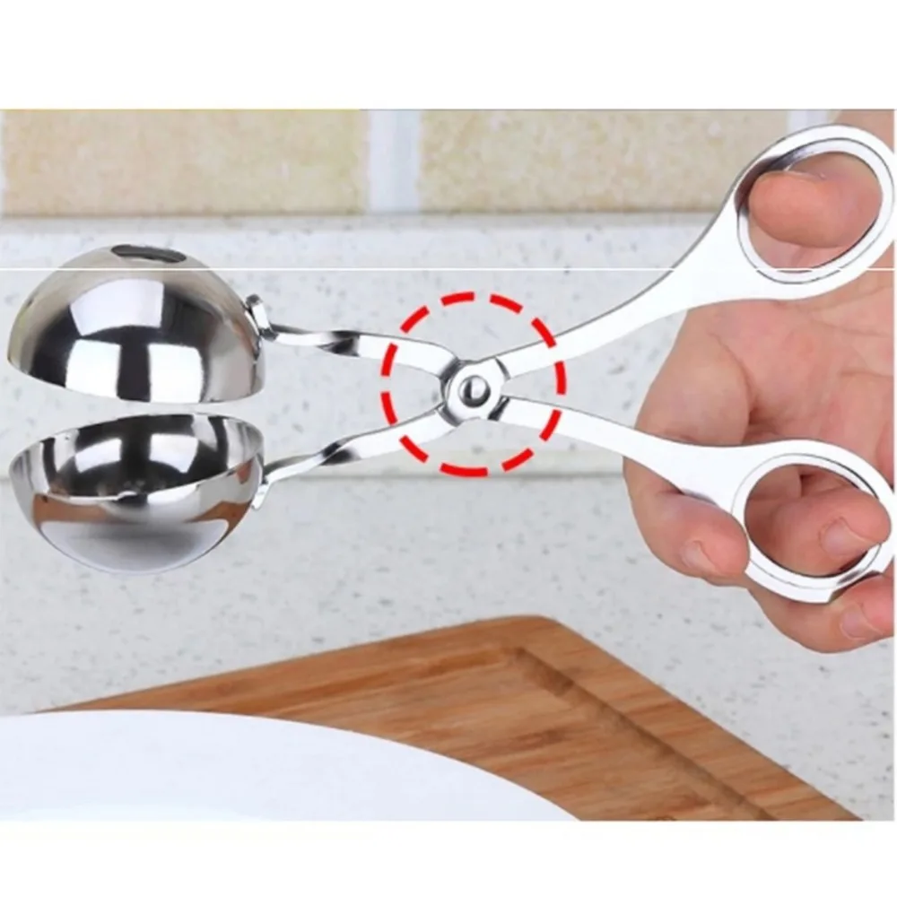 Stainless steel meatball maker mold DIY fish ball shrimp ball fried beef ball pill gadget kitchen artifact