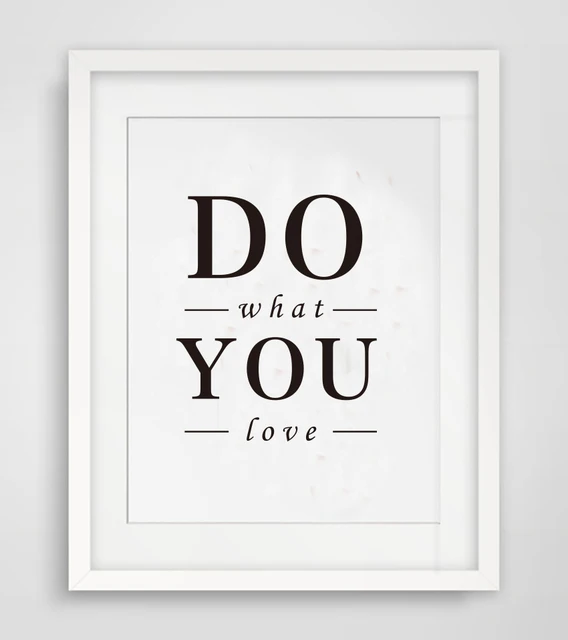 cotill do what you love canvas painting wall art picture home