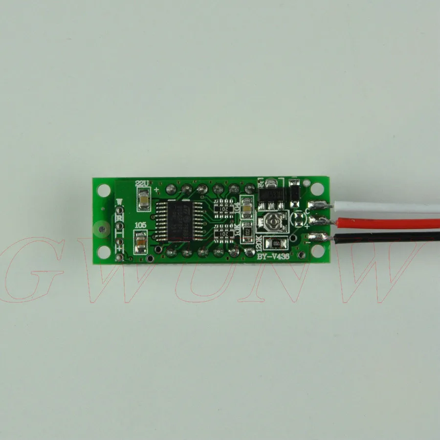 GWUNW BY436V DC 0 500 V(500V) 36 inch 4 битный микро тестер напряжения измеритель цифровой